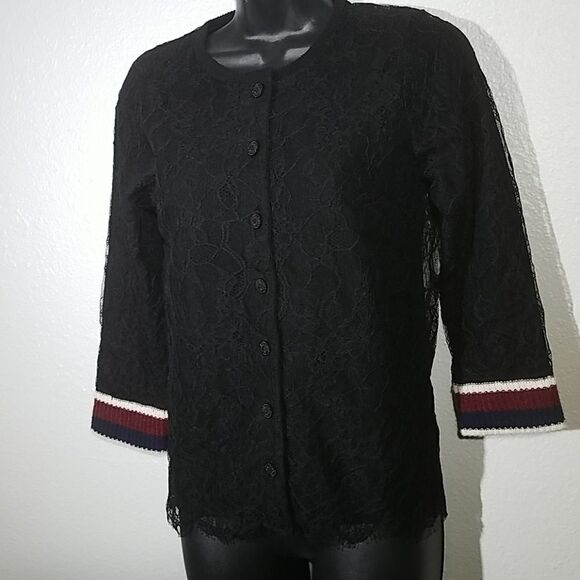 Wendi Reed Cashmere Whimsy Collegiate Sweater Sm - Picture 2 of 7